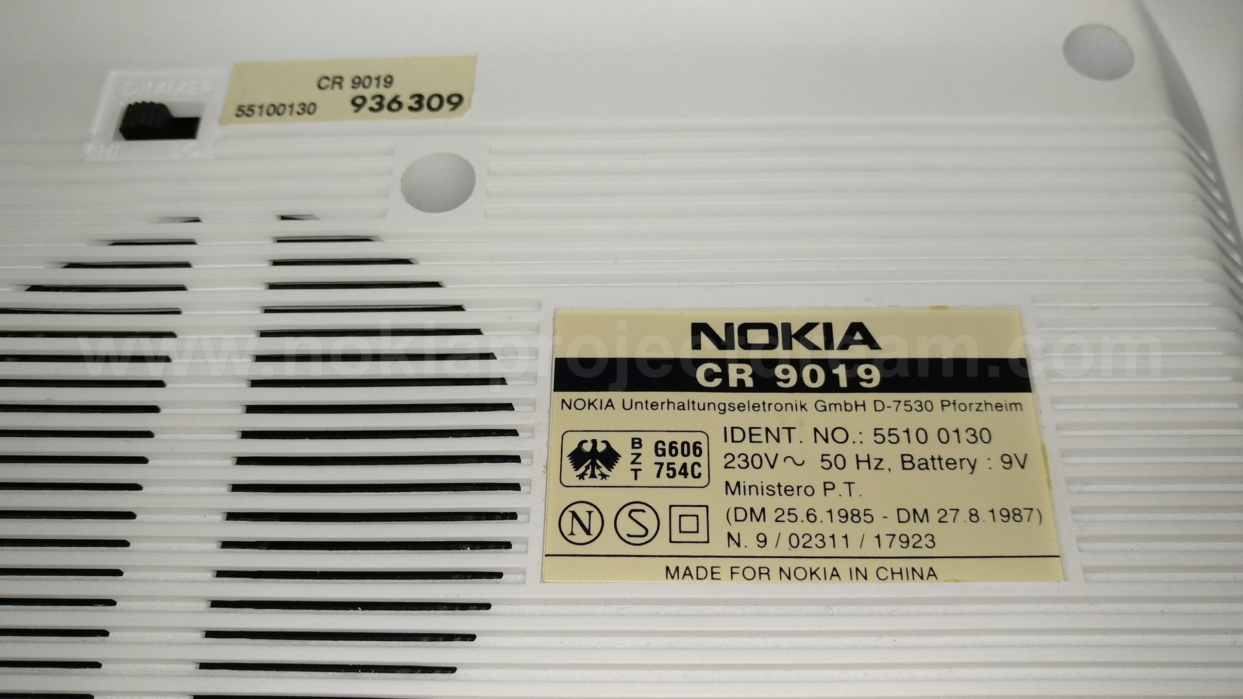 Nokia CR 9019 Analog Clock Radio Nokia Project Dream