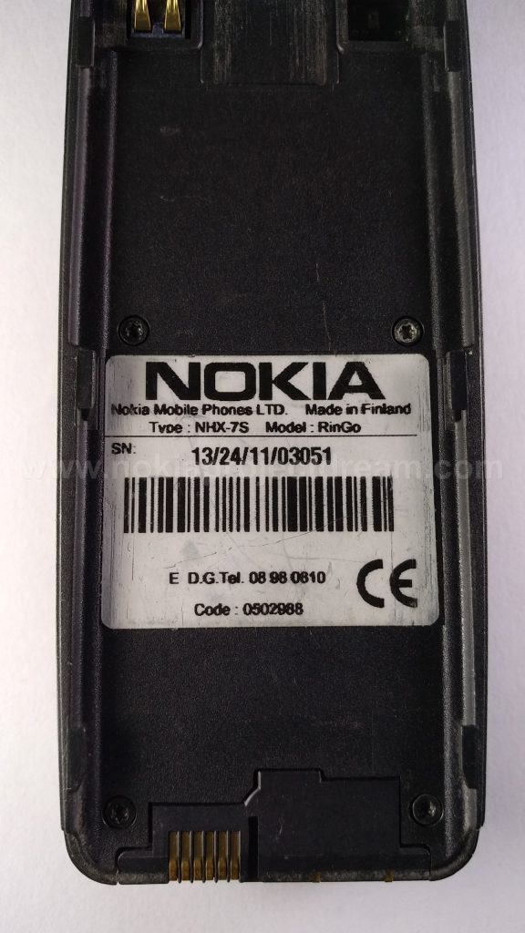 Nokia Ringo Model Nokia RinGo 3 NHX-7A NHX-7S – Nokia Project Dream